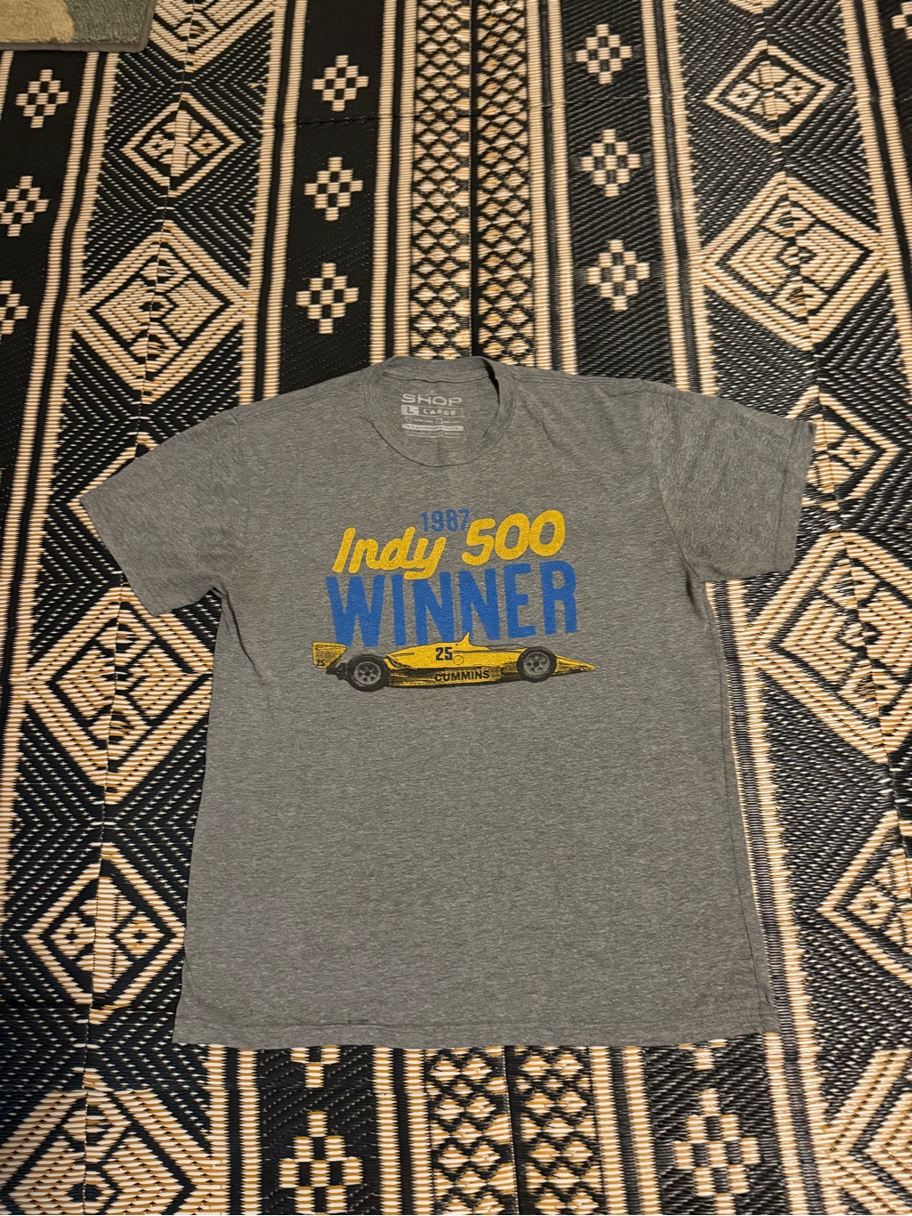 Indy 500 Winner 1987 Vintage Made In Usa Rare Al Unser. Size L.